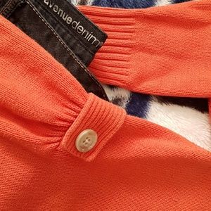 Tangerine Plus Size Sweater